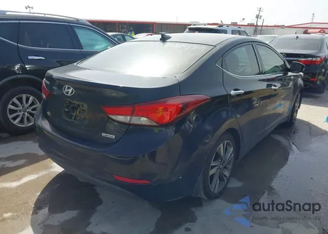 2015 Hyundai Elantra Se from USA, damaged, VIN KMHDH4AEXFU388041